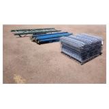 Pallet racking-wire baskets, beams & end frames