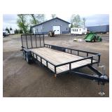 Gator 20' Utility Trailer, 7K GVW, ramp gate, NOS,