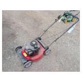 Yard Machine lawn mower, 21" cut, 140cc, works