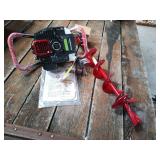 Earthquake Power Auger, 6", 2 cycle, 40 cc,- unuse