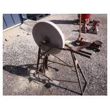 Vintage sharpening grinding wheel
