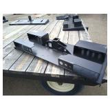 Skid Loader hitch attachment w/chain basket