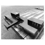 Skid Loader Hitch Attachment w/Chain Basket