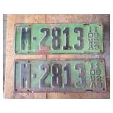 2-Iowa 1929 license plates
