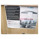 SDLANCH 19.5'L x 19.5'W x 9.5'H Car Port - New
