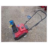 Toro snow blower, 18", single stage, 5 HP, runs &