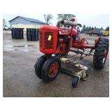 Farmall Tractor w/Woods 702, 6' Deck mower,