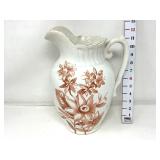 Parisian Granite Floral Pitcher
