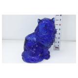 Cobalt Blue Cat Candy Dish
