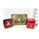 Vintage Cigar and Pipe Tobacco Tins & Typewriter
