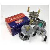 3 Shakespeare Fishing Reels