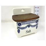Salt Cellar w/ Wooden Lid