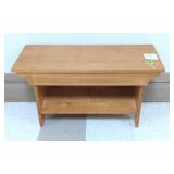 Wooden Hallway Bench