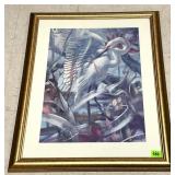 Crane Print By Kettleborough