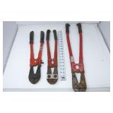 (3) Bolt Cutters - 18" & 24"