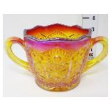 Iridescent Carnival Glass Creamer