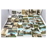 Blank Vintage Postcards - Photos & Lithos- Places