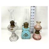 Miniature Vintage Oil Lamps