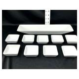 (9) Pampered Chef Tidbit Dishes & (1) Living