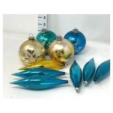 (10) Vintage West Germany Glass Christmas