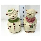 Smiley Pig Salt & Pepper Shakers
