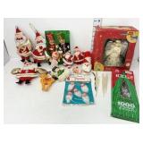 Vintage Christmas Decor & Angel Tree Topper