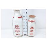 1 Quart & Pint Dolly Madison Milk Bottles