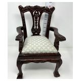 Vintage Dollhouse Chippendale Style Armchair