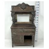 Vintage Wooden Dollhouse Furniture - As is