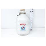 1 Gallon Marigold Dairy Milk Bottle w/Bale Handle