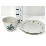 Walt Disney Productions Cup & Saucer - Japan