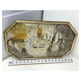 Vintage ï¿½God Bless Our Homeï¿½ Diorama Wall Art
