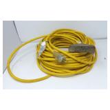 Yellow, Heavy Duty Extension Cord w/Triple End