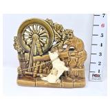 McCoy Scottie Dog, Cat, & Spinning Wheel Planter