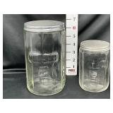 Clear Glass Coffee & Tea Canisters