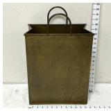 Vintage Brass Shopping Bag