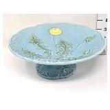 Dandelion Majolica Pedestal Compote - Germany