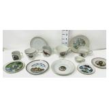 (6) Souvenir Cups & (7) Plates