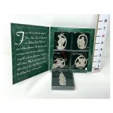 (5) 1993-1996 Longaberger Pewter Christmas