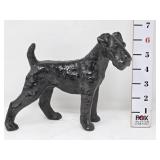 Cast Metal Terrier Dog Figure