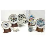 (5) Souvenir Cups & (5) Plates