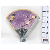Dragonfly &Cherry Blossom Fan Shaped Dish #16
