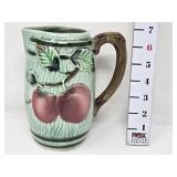 Apple Greenwood Majolica Pitcher