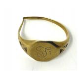 Vintage Goldtone Ring (Band is Broken)
