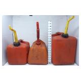 2, 2.5 & 5 Gallon Plastic Gas Cans