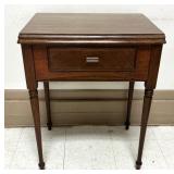 Wooden Sewing Machine Cabinet w/Storage Area