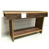 Rustic Handcrafted Wooden Bench