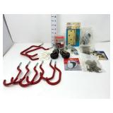Utility Hooks, Casters, Brass Hinges