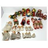 Various Vintage Angels, Elfï¿½s, Paper Machï¿½ &