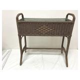Wicker Plant Stand